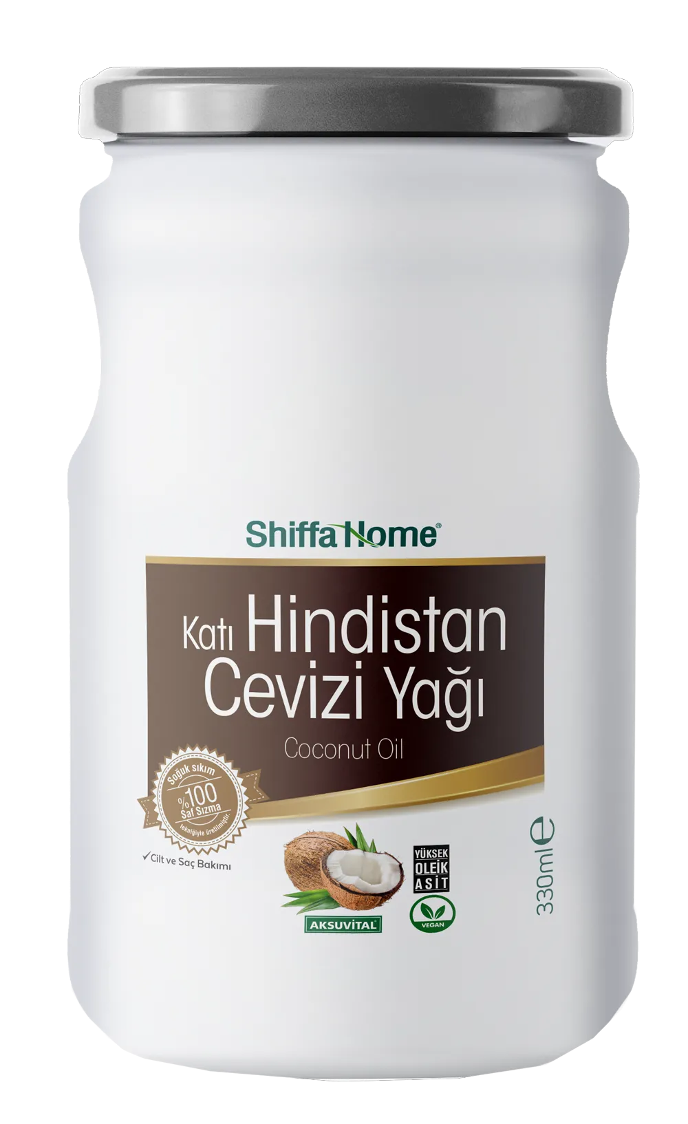 Katı Hindistan Cevizi Yağı 330 ml.